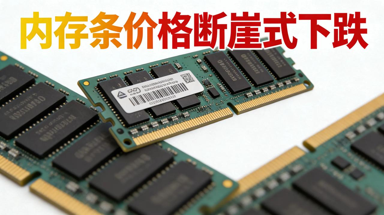 内存条价格断崖式下跌，前几天一批手机厂商刚往上调了价，理由就是内存条价格上涨过高