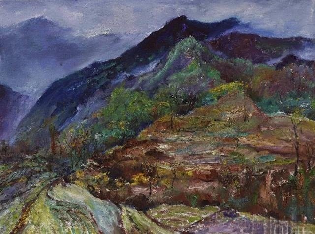 画家张学义油画作品欣赏风景遇见艺术遇见美好 ​​​
