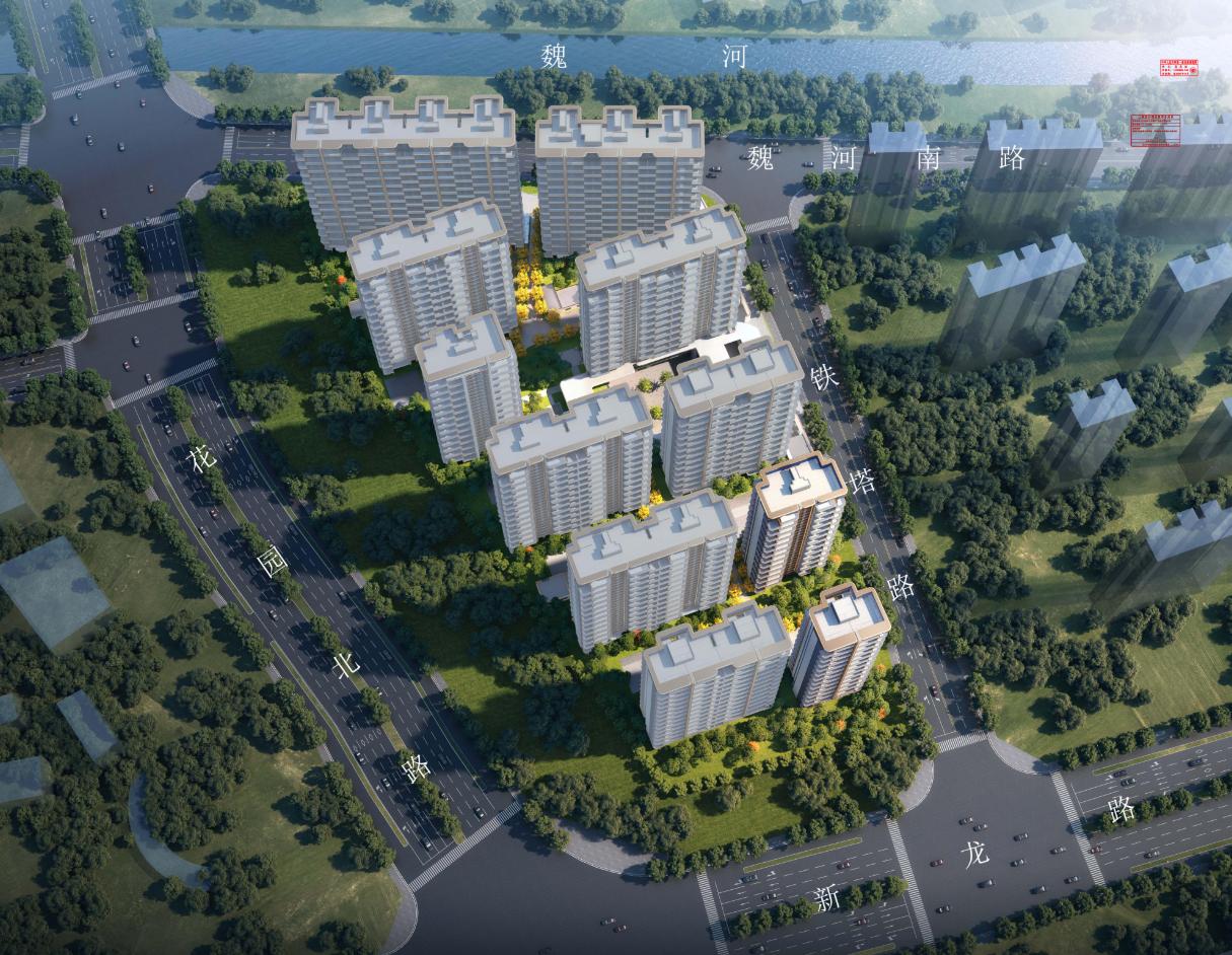 郑州新龙路与花园路交汇处居住项目公示！
从官网公示信息来看，这个项目位于新龙路与