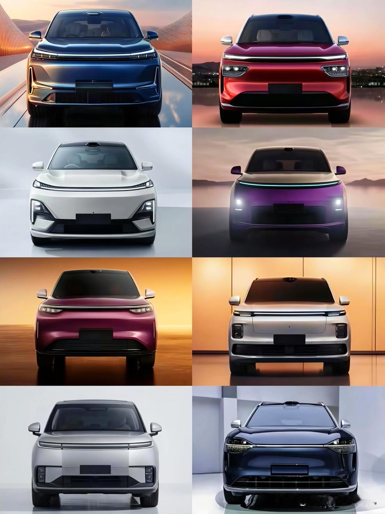 能认出五台以上，算是资深车迷了。
国内9系大型SUV车头前脸，遮住logo感觉外