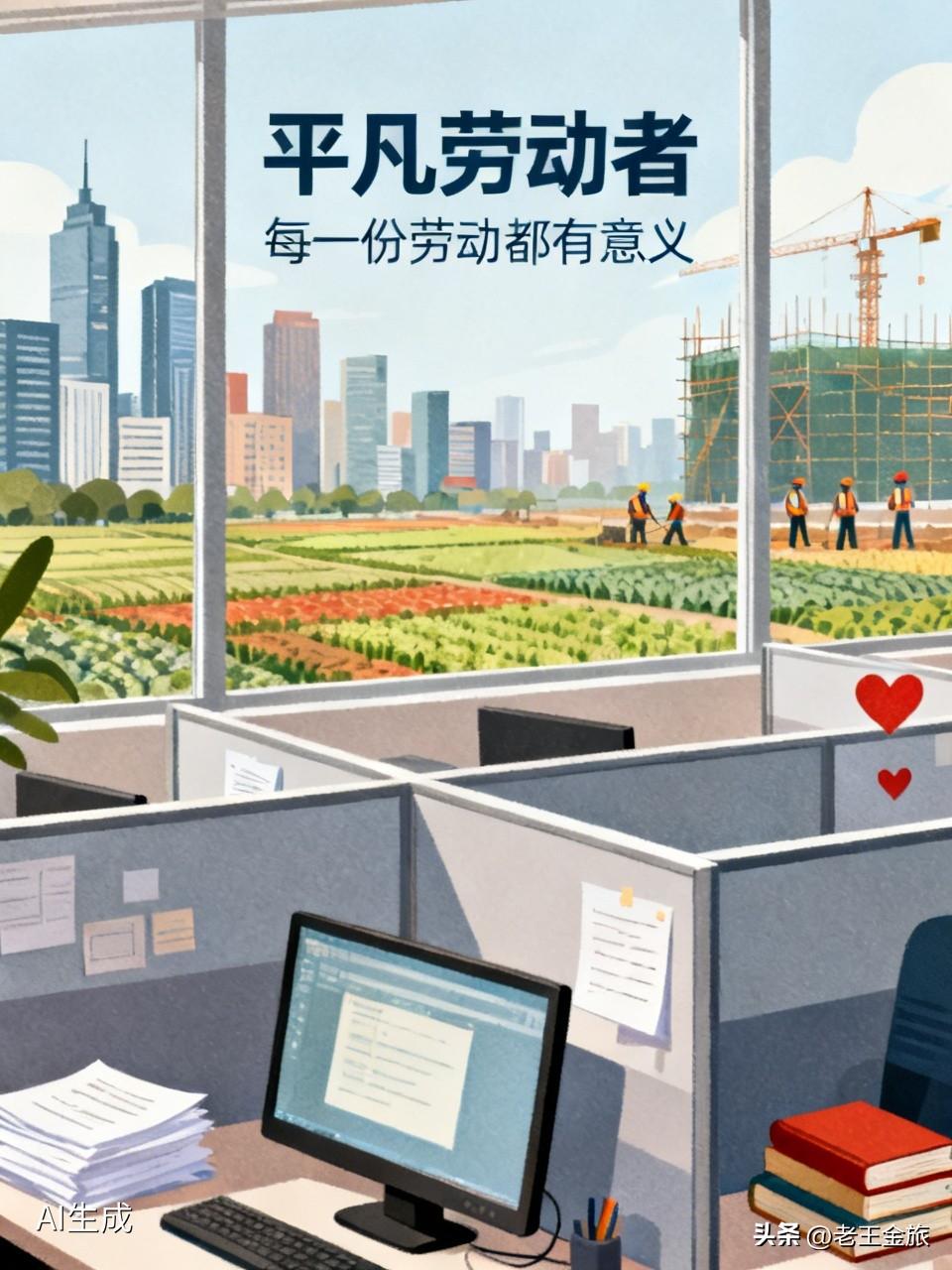 我是个普通的职场打工人，每天在格子间里敲着键盘，做着报表和方案。就像无数劳动者一