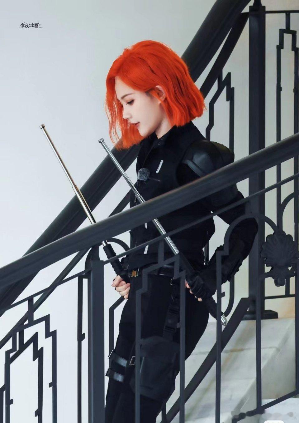 李一彤这个橘色的头发感觉真的好不错，蛮有新风格的 ​​​