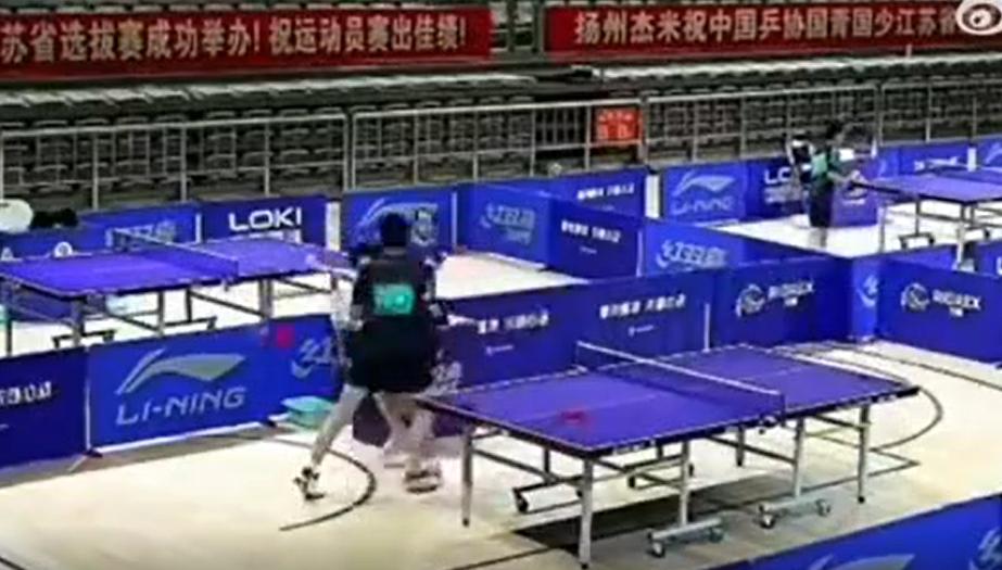 乒乓球输了，就动手打人。

怎么像美国似的，输了就制裁他国。

这样的运动员，长