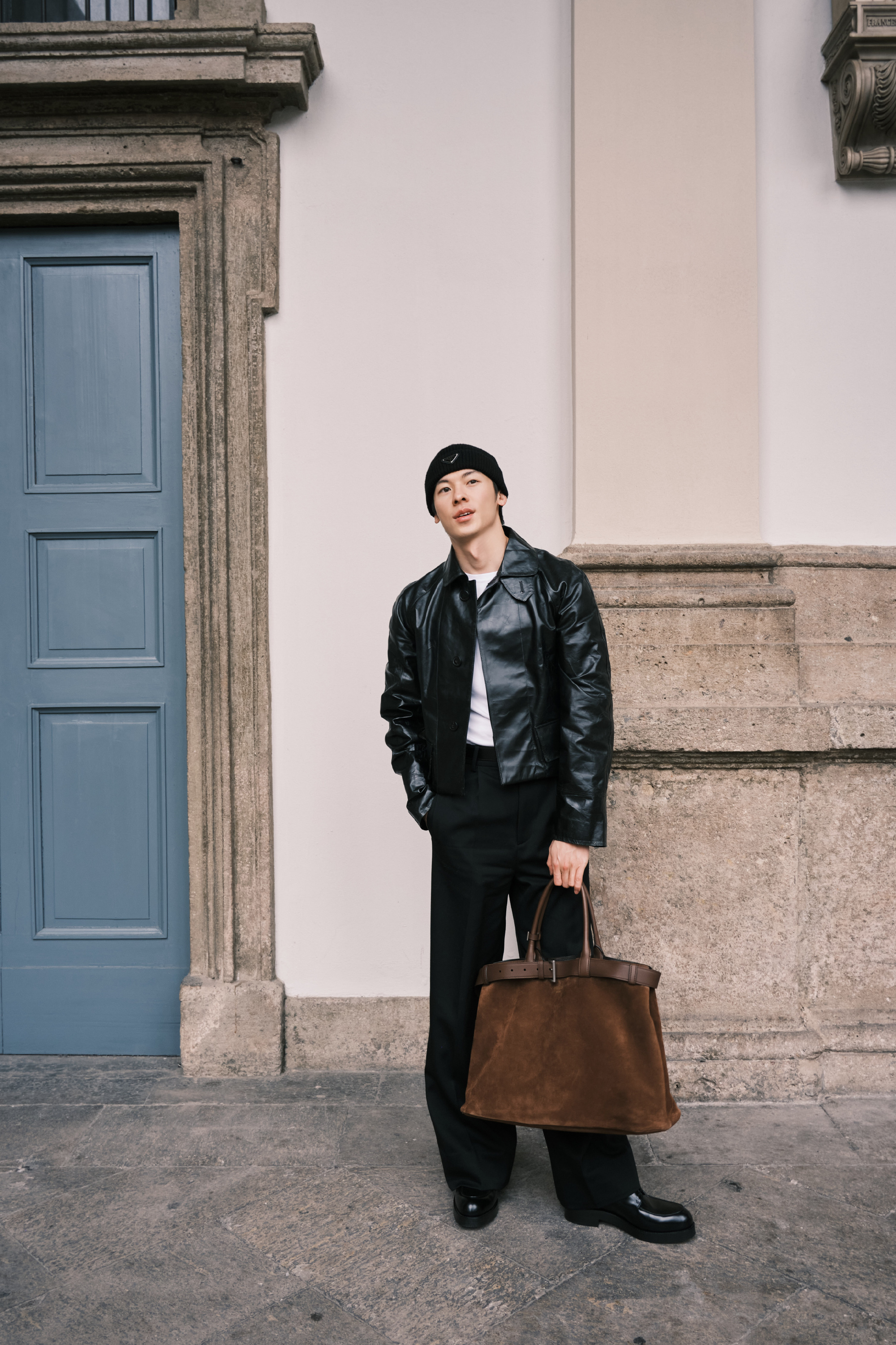 许光汉米兰街头随拍 📷 米兰男装周男装周