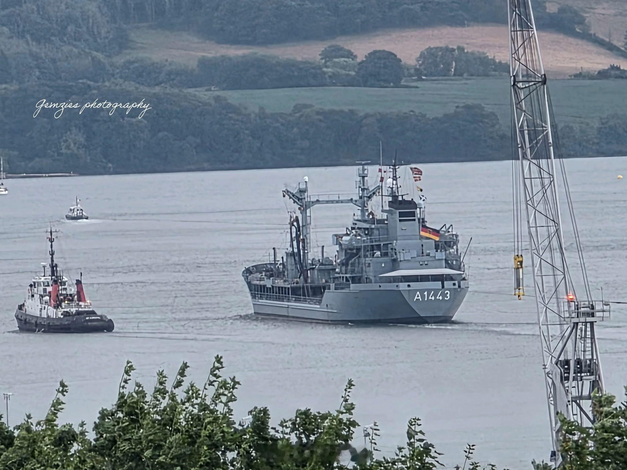 全球武器装备盘点每天认识一件兵器烽火问鼎计划 德国海军“罗恩”级补给油船FGS“
