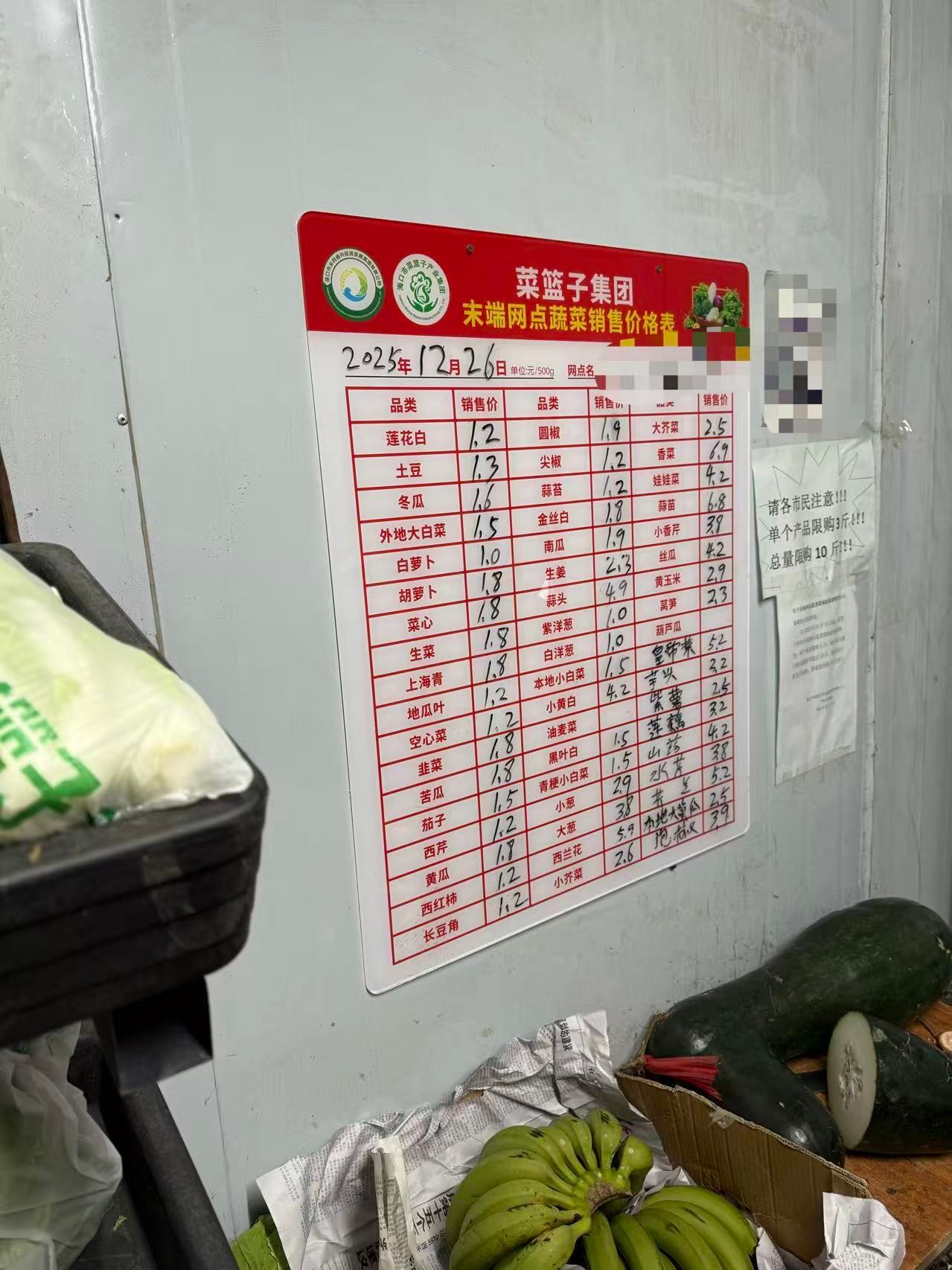 12月26日海南物价，这物价可以说全国非常低的价格。我不明白网上怎么这么多人说海