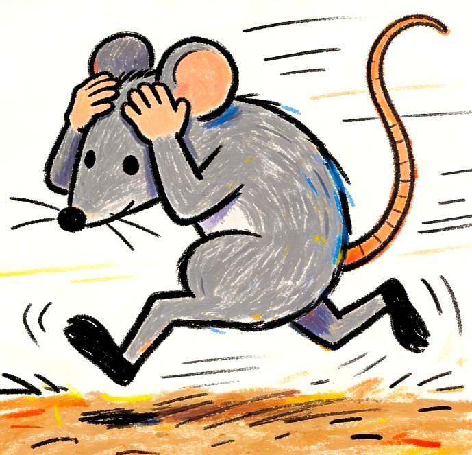 呀，这个图太有意思了！
看到这只小麻雀和老麻雀，还有爷爷对小灰说的话，我脑子里立