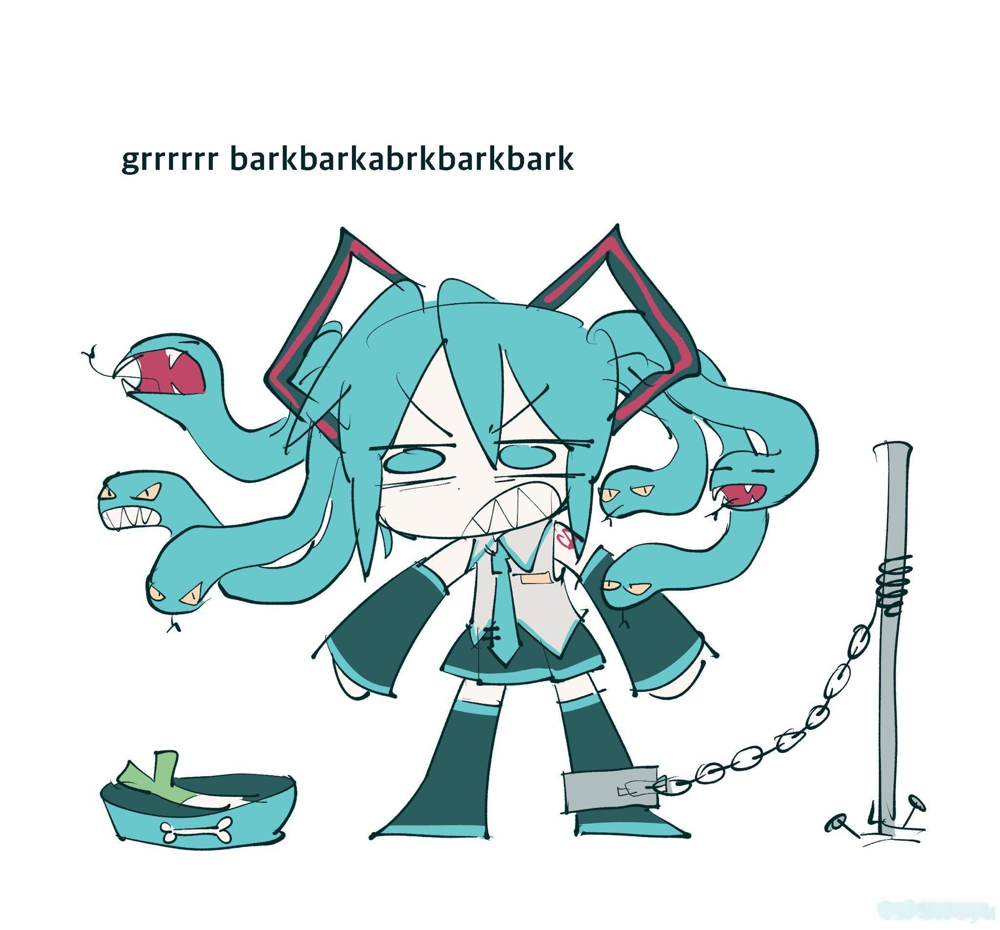 medusa-miku😠 初音未来  跨次元群星闹新春  ᝰ.ᐟ𝗔𝗿𝘁?