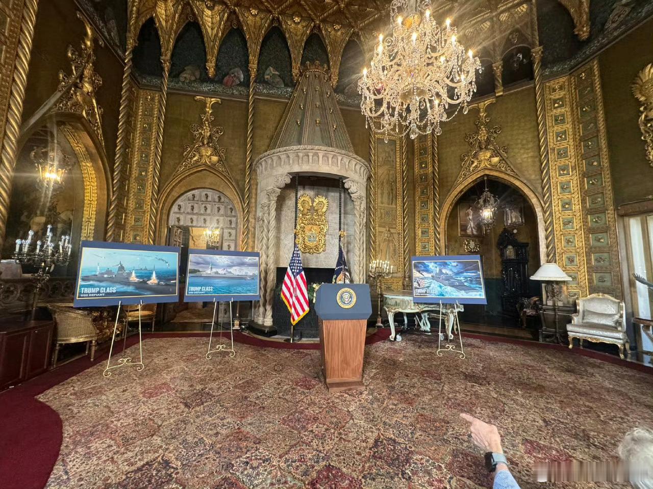 特朗普发布“特朗普级战列舰”……真绷不住了