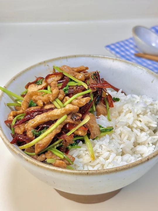 香辣肉丝盖饭❗️嘎嘎下饭🍛