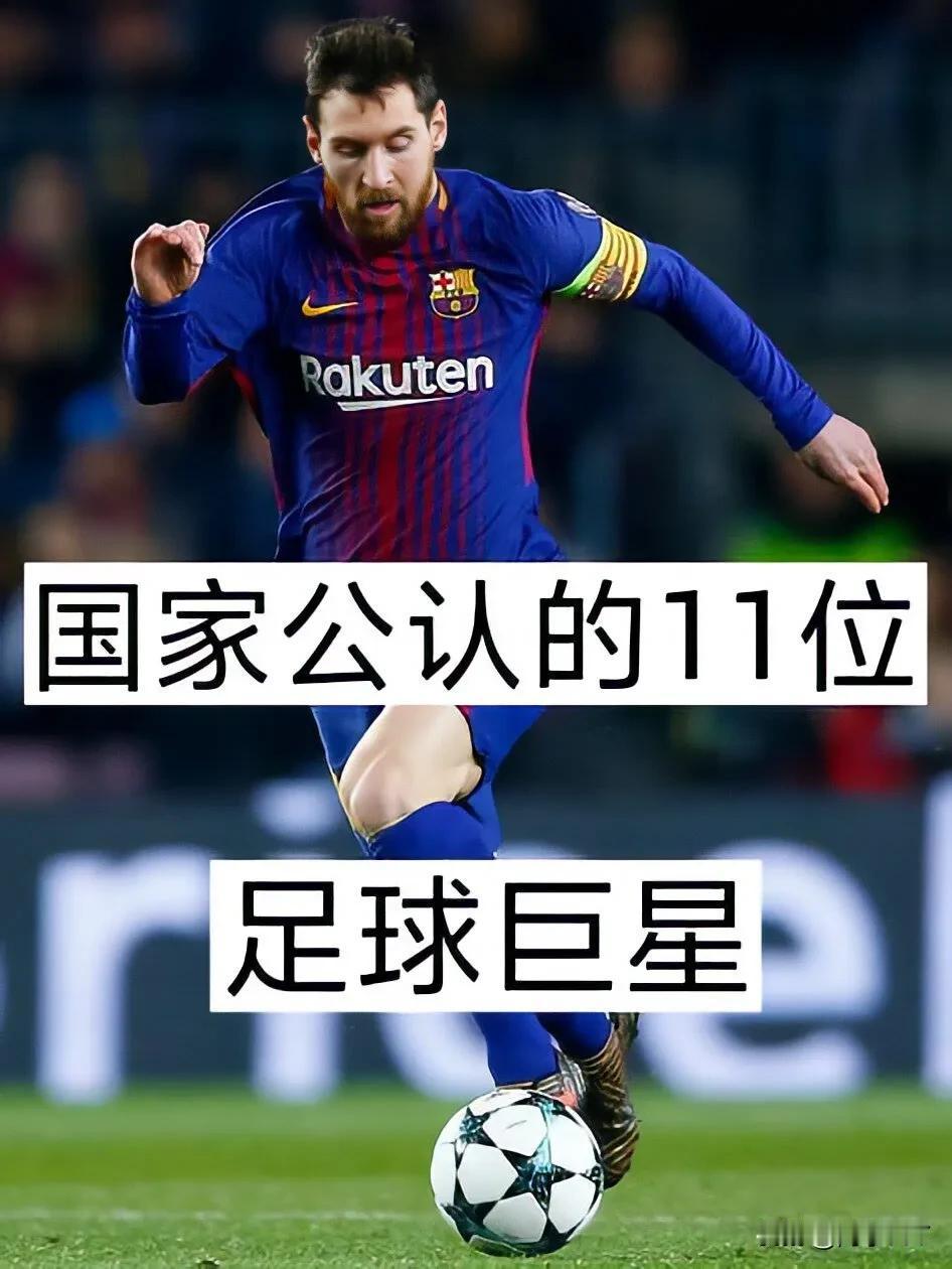 国家公认的11位 足球巨星#球王那些事# #足球传奇的不朽# #世界杯永恒经典#