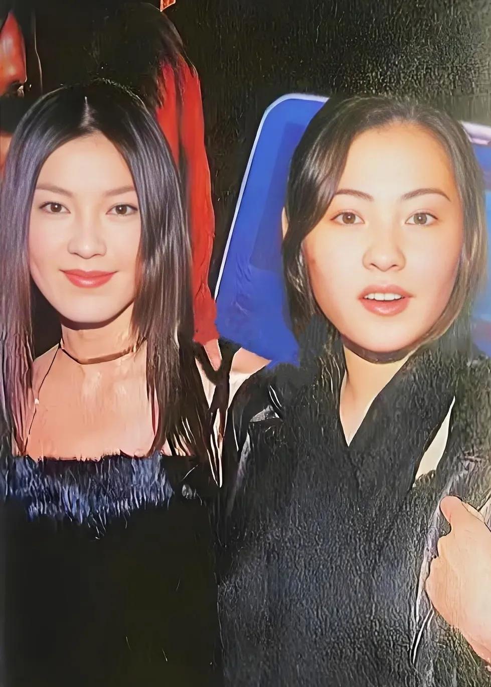 张柏芝和林熙蕾真的很奇妙，就是单看张柏芝就是绝世大美女，但她一旦和林熙蕾同款合影