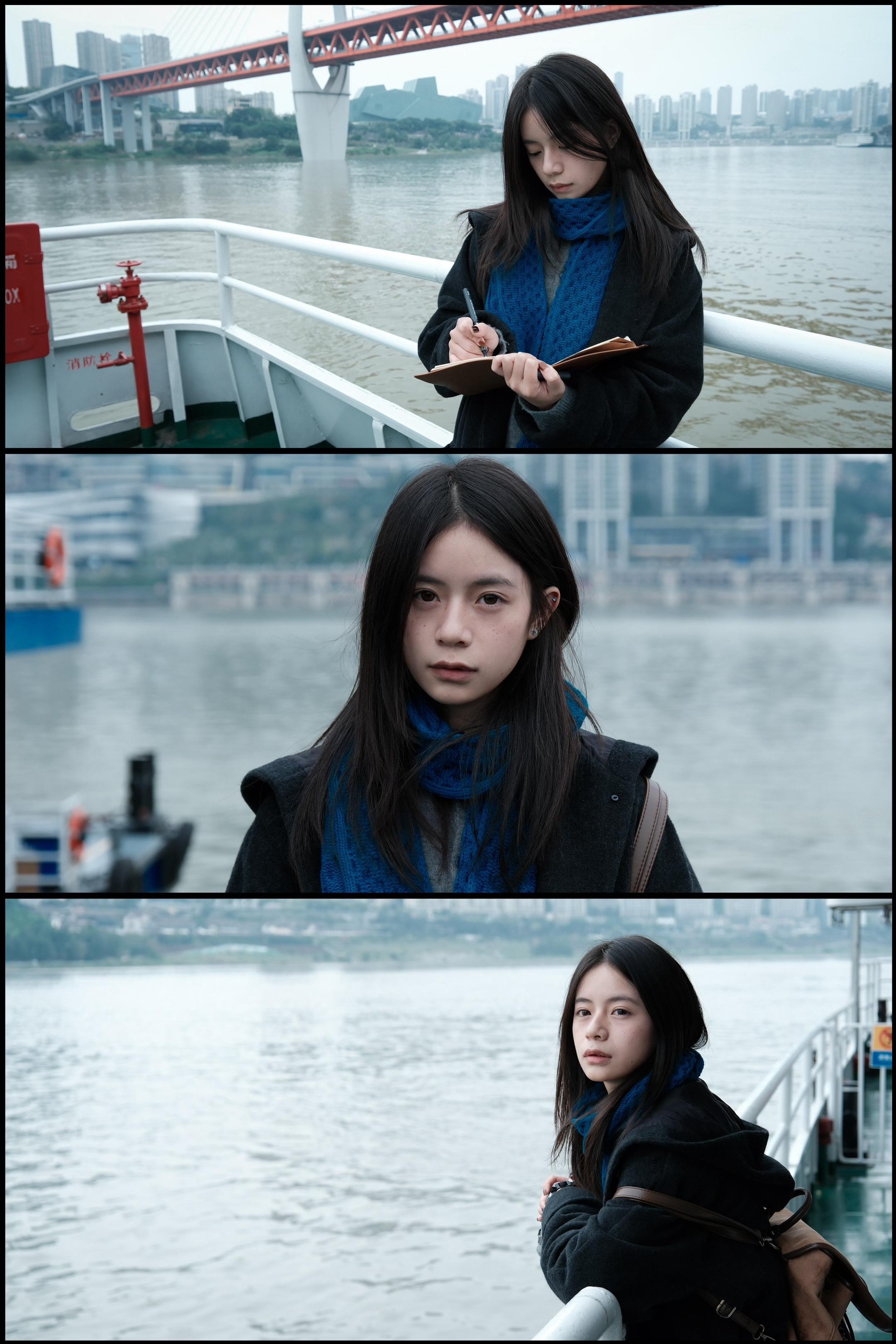 她眼眸中隐约的是孤寂。富士原图的氛围感也太强了📷XT-5 XF16-...
