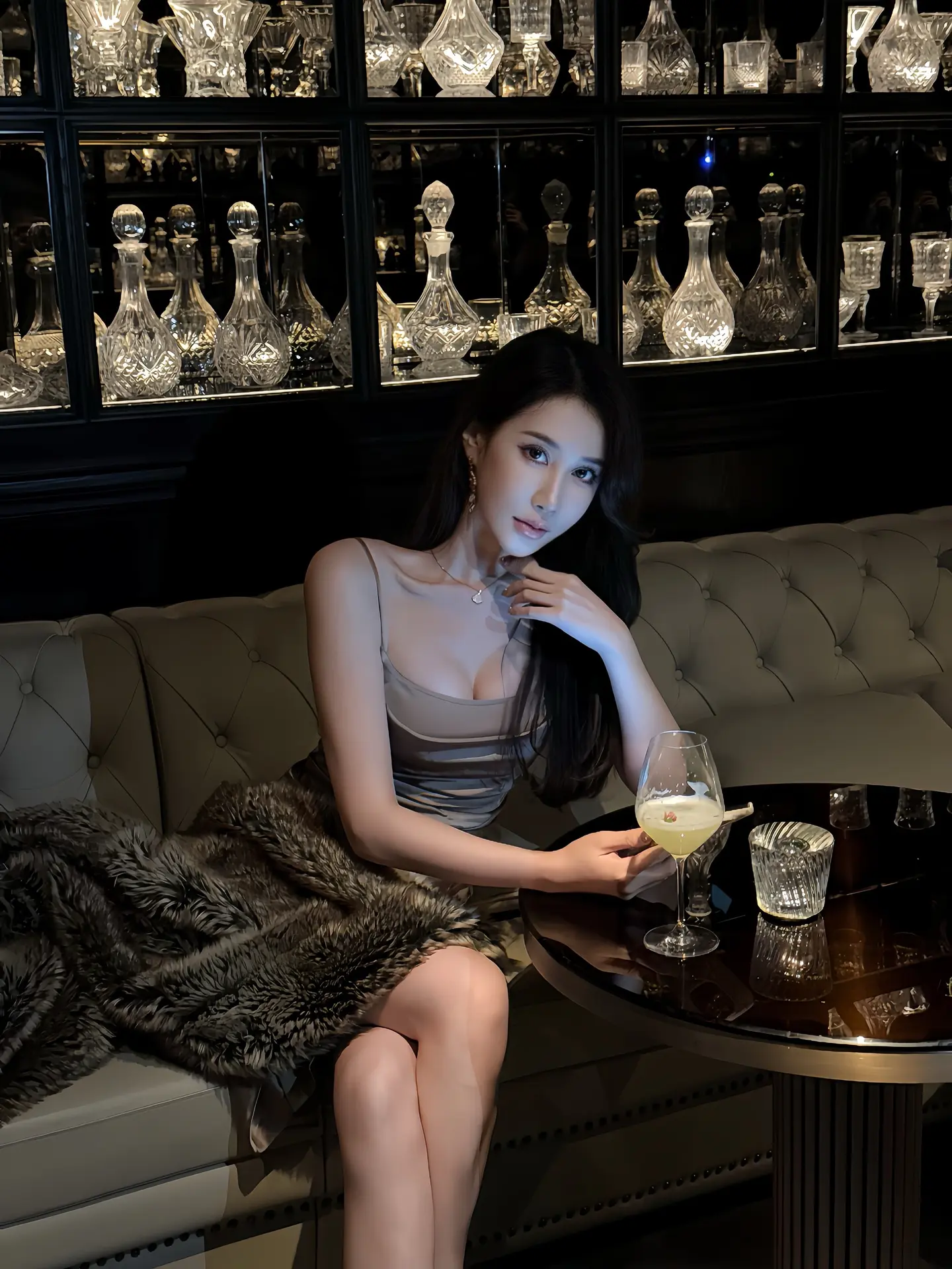 我也被深情的注视过  他说我看着你喝完