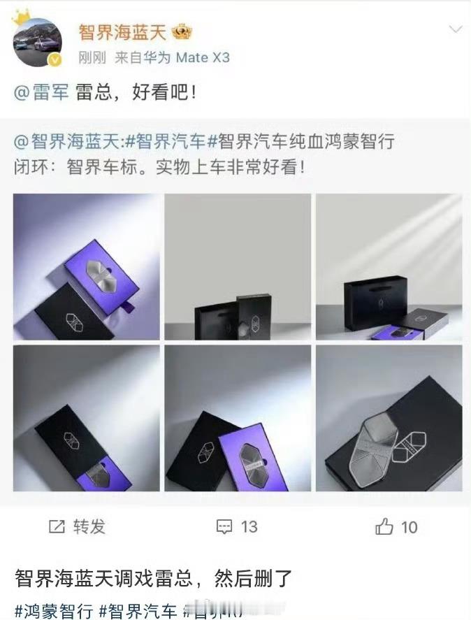 我怎么感觉整个智界团队都有点颠[允悲] ​​​