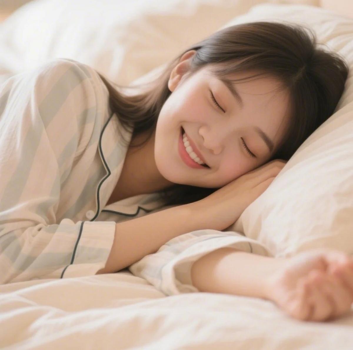 一女子做了个梦，梦里和别的男人亲亲抱抱，还发生了关系。

醒来后她脸都红了，心里