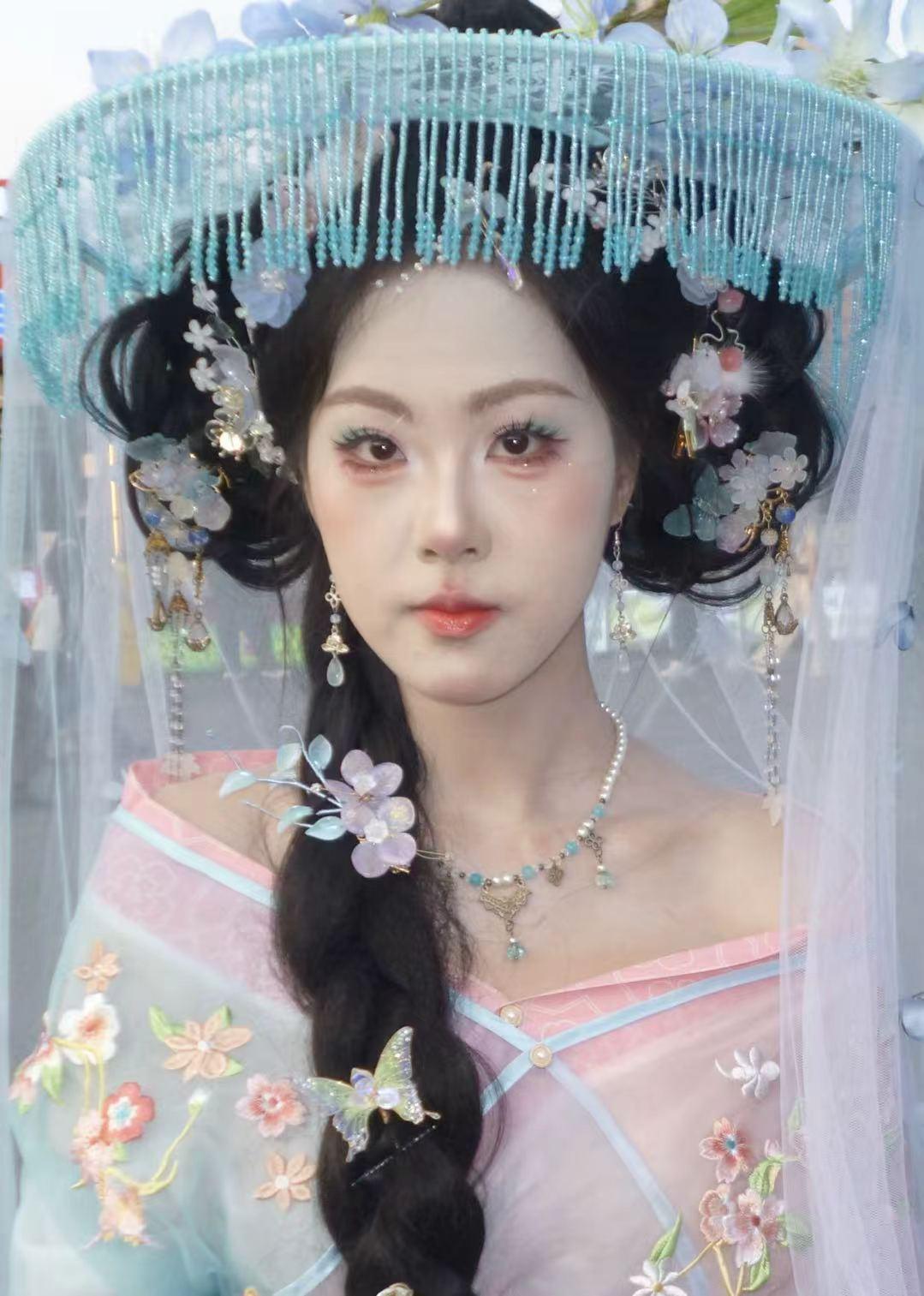 原创汉服计划 汉服发簪 汉服推荐 仙气满满的妆造 花仙妆造