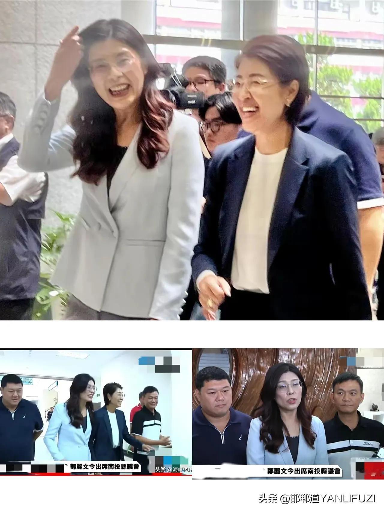 10月29日，郑丽文来到南投icon出席议会并与许淑华icon见面，大批媒体随行