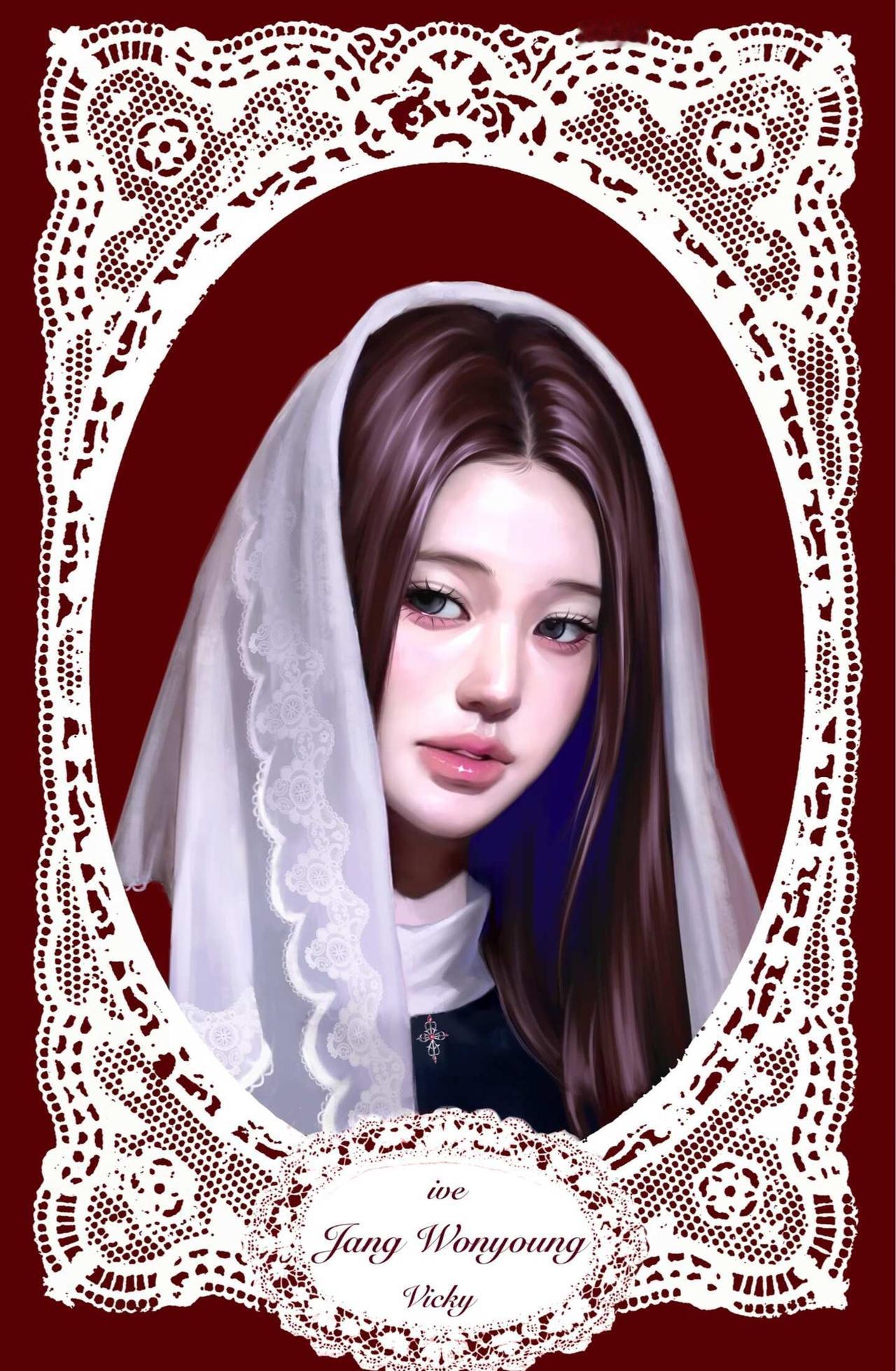 🕸️Vicky·빈티지
고회화 속 소녀✨
油画中的白纱少女
张元英 IVE 