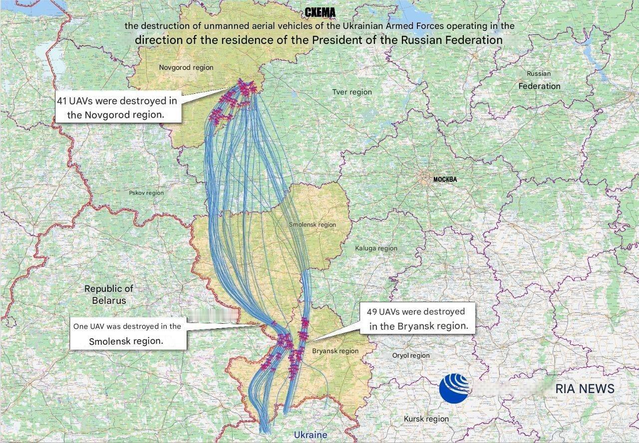 俄空天军防空导弹部队司令通报乌军对普京官邸的无人机打击2025年12月30日，俄