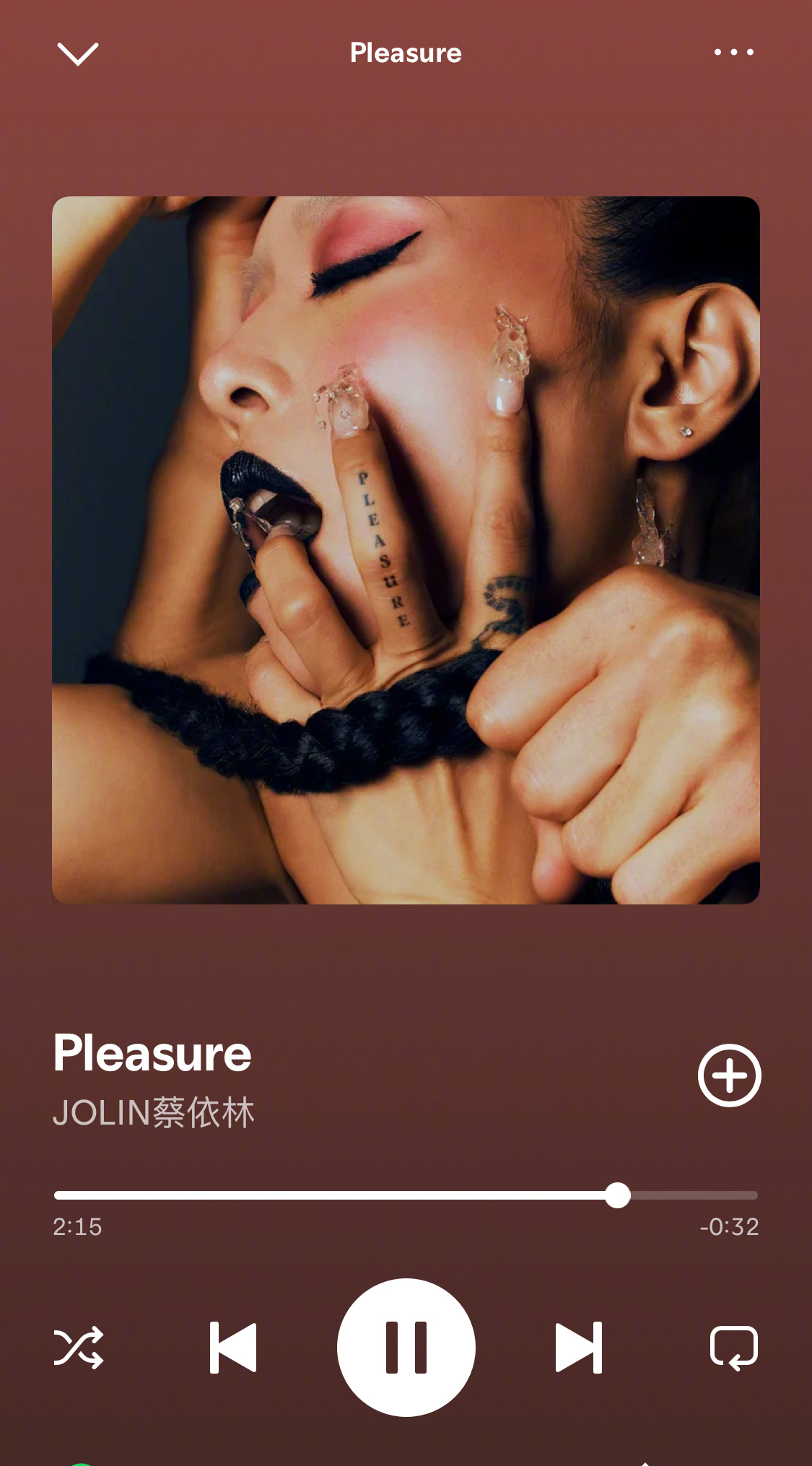 珍惜还在情绪输出的即时分享，是蔡依林的《Pleasure》让自己感觉还可以年轻。
