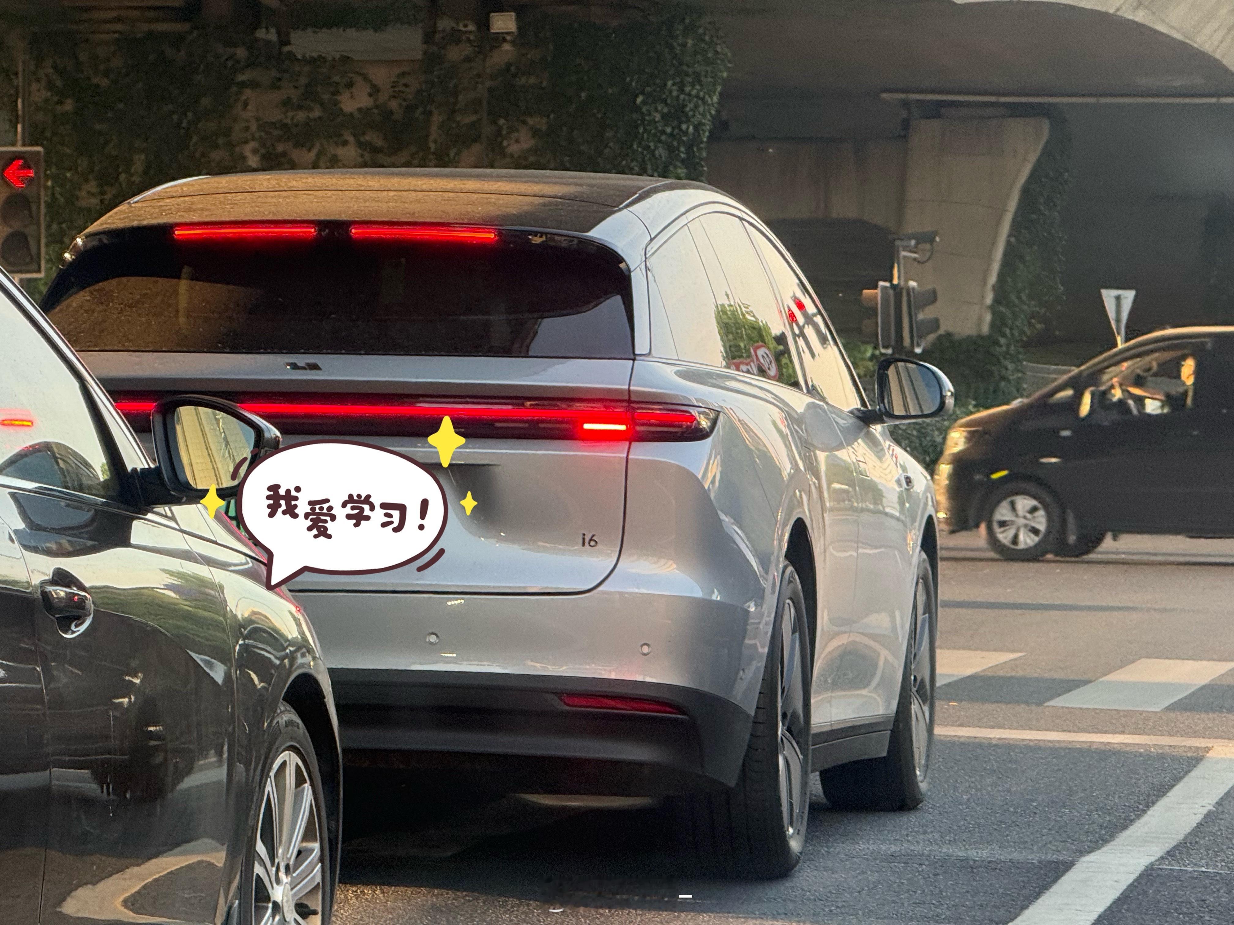 路上理想纯电系列能见度高的不行尤其是i6这个也和它那么高的月销量匹配得上！ 