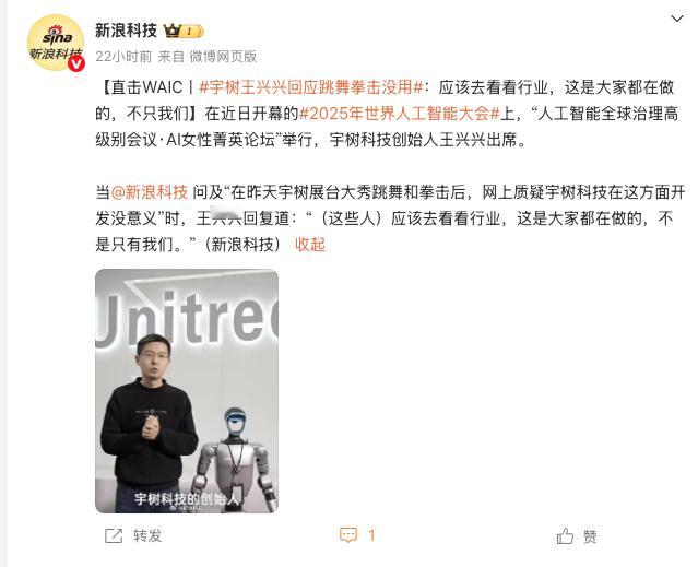 针对机器人打拳击，这种回答，可以打负分 ​​​