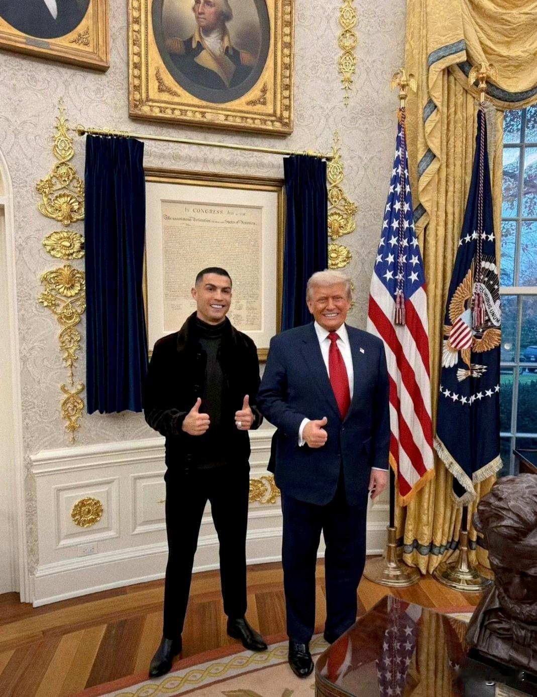 特朗普说他的儿子巴伦是C罗的铁杆粉丝