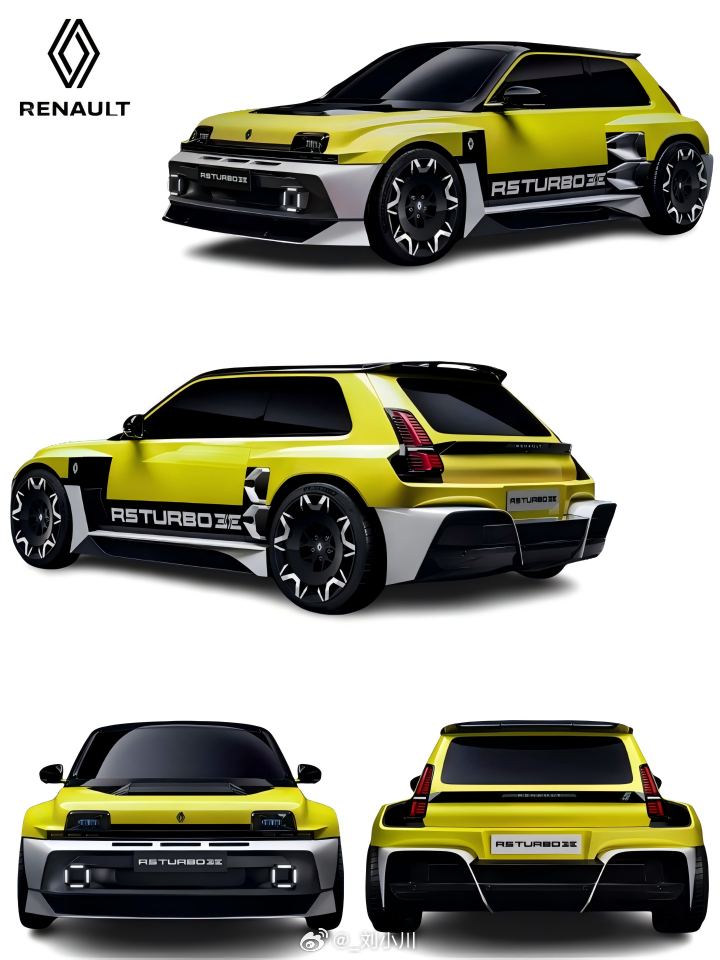 雷诺5 Turbo 3E量产版  经典超跑电动重生：雷诺5 Turbo 3E量产