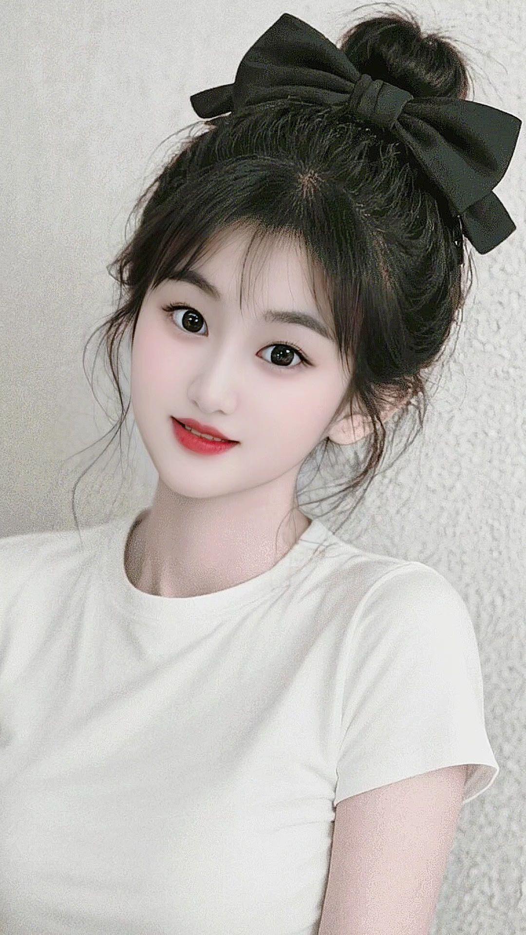 少女感无关年龄 蝴蝶结发饰造型 清纯高马尾 清纯甜美 温柔待余生