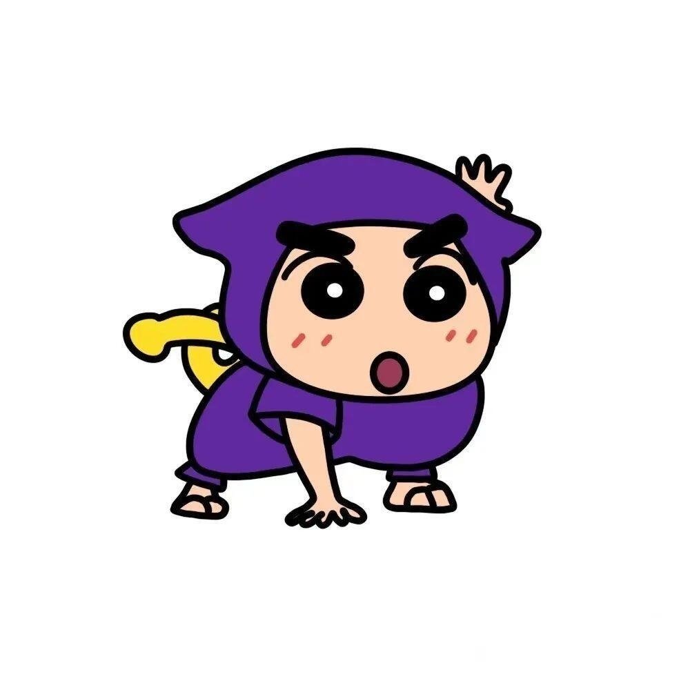 蜡笔小新白底头像 ​​​