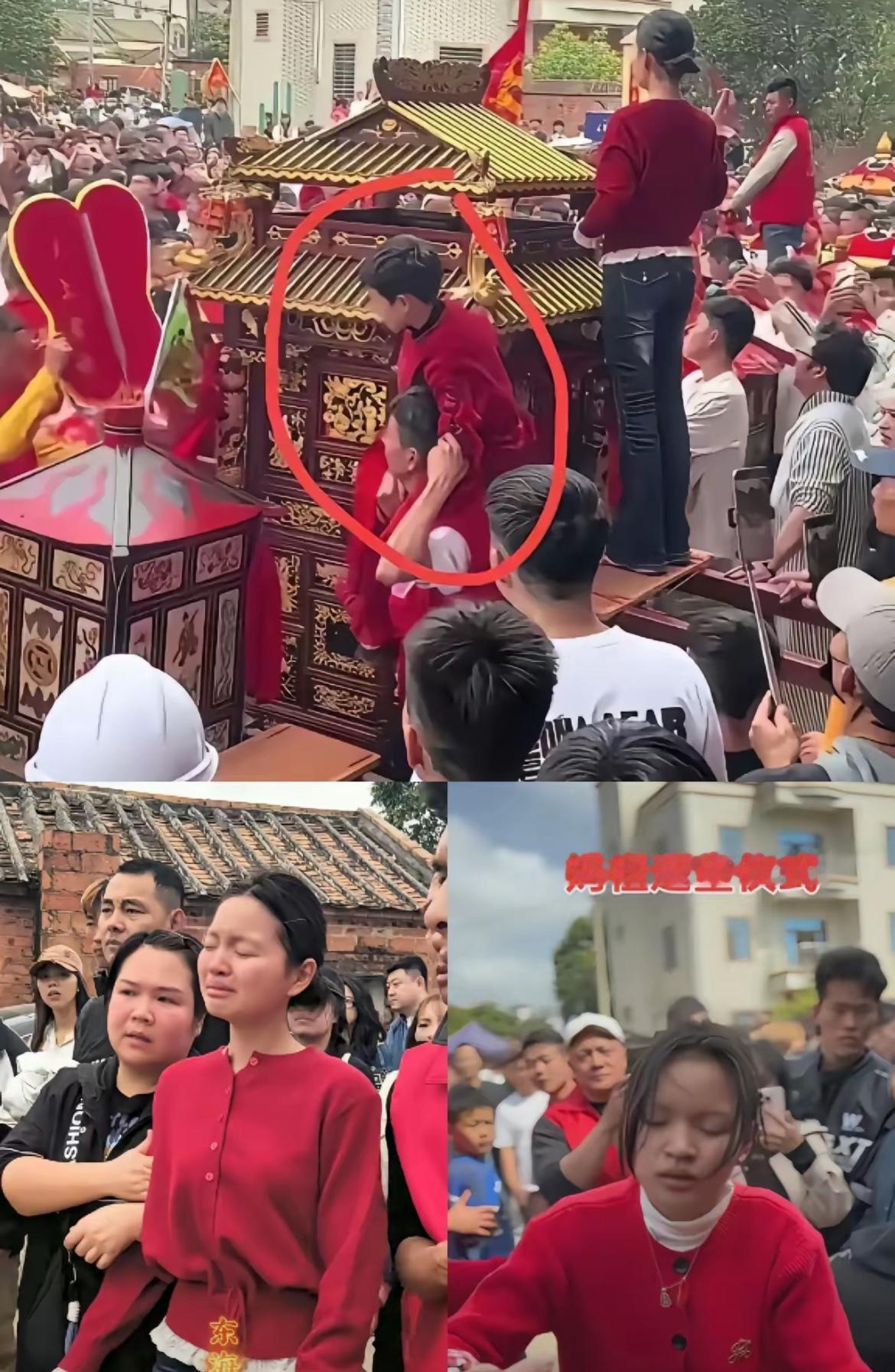 关于妈祖仪式所谓的出行“推不动”最权威的消息来了！
有头有尾，颇具戏剧性。

村