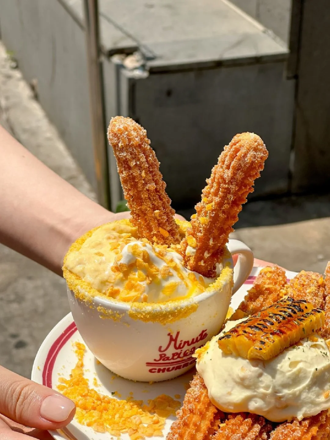 🇰🇷在首尔吃到了人气玉米奶油冰淇淋！！