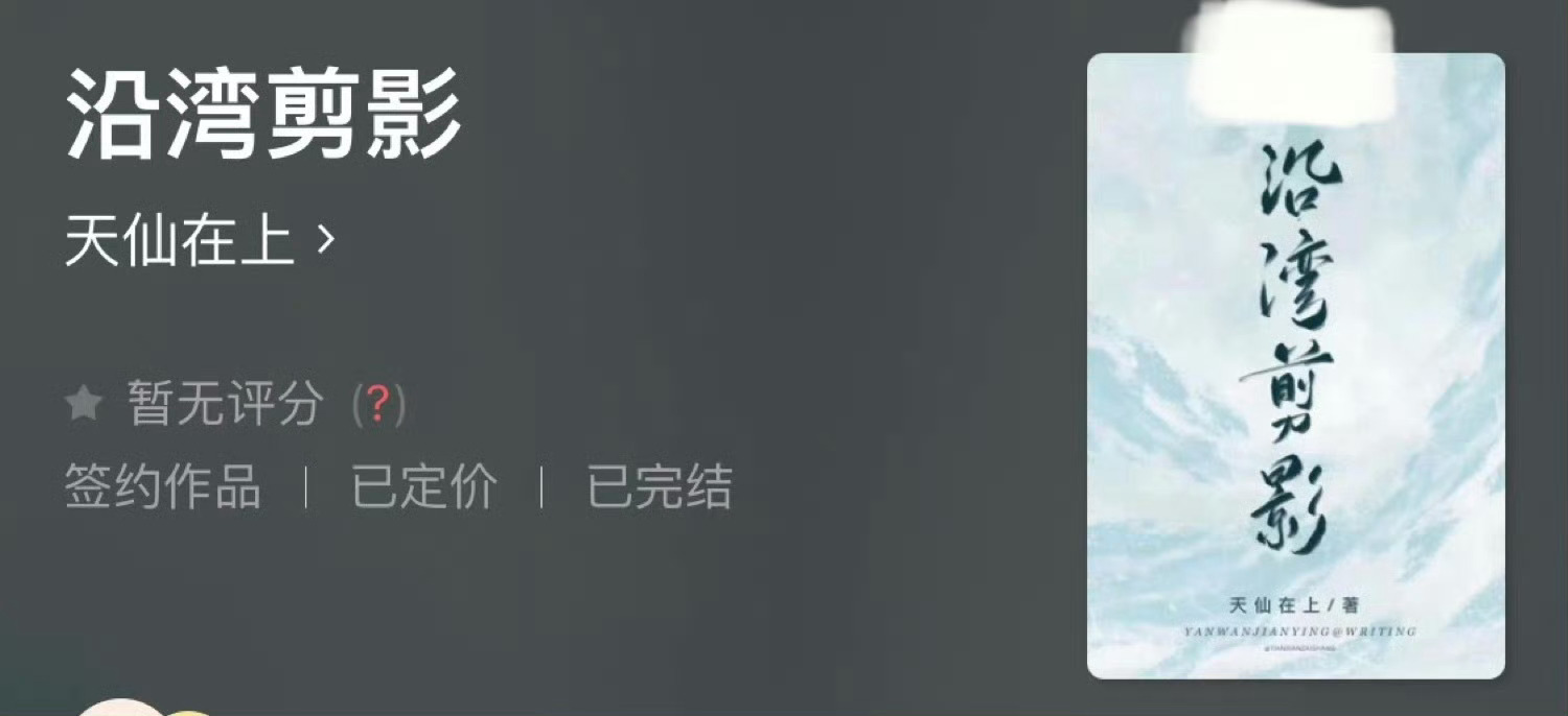 小说推荐：《沿湾剪影》 作者:天仙在上简评：娇俏肆意洗碗工vs痞气网约车司机，欢