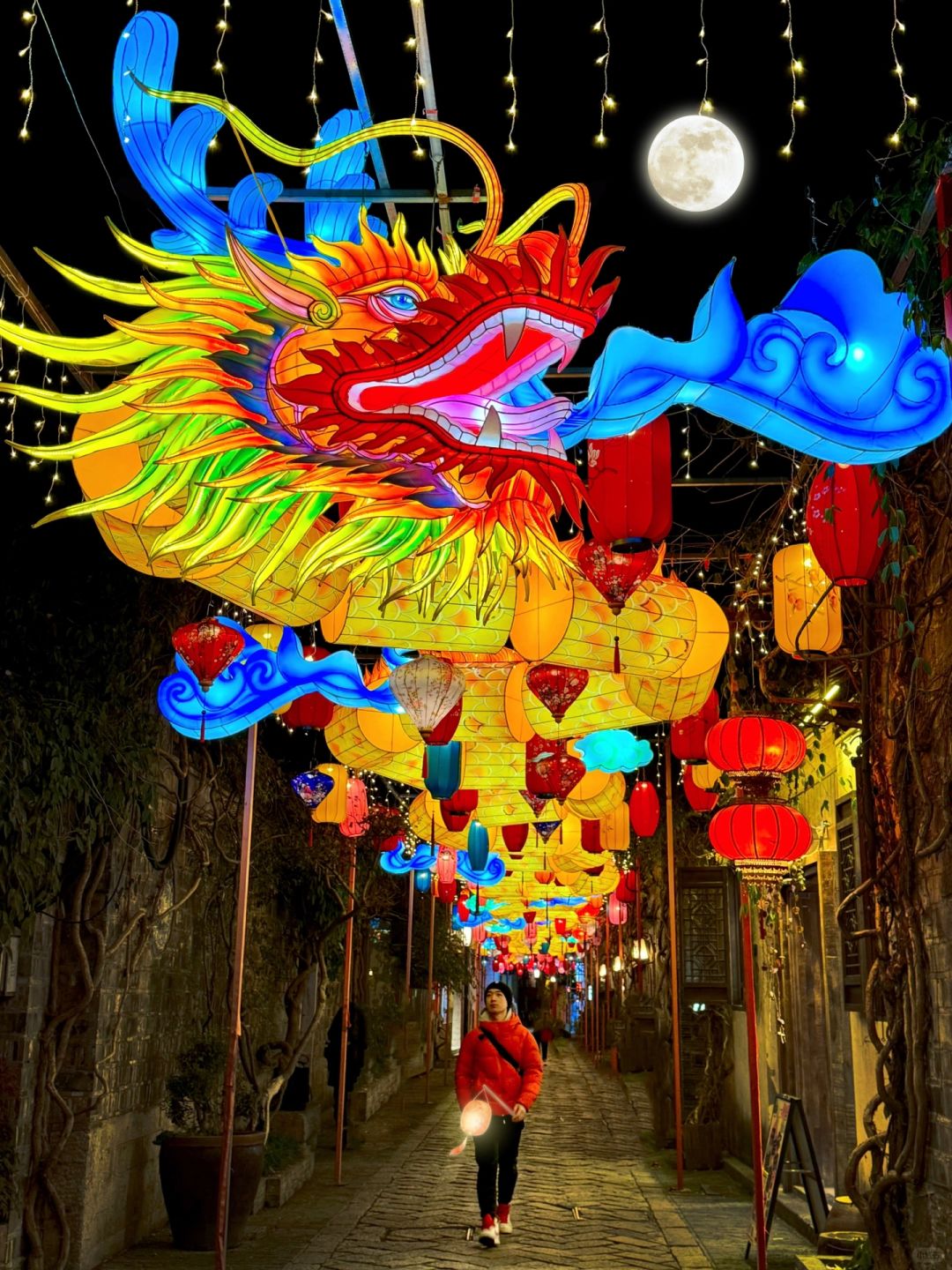 live图｜老门东龙灯已亮灯了‼️趁人少，赶紧来