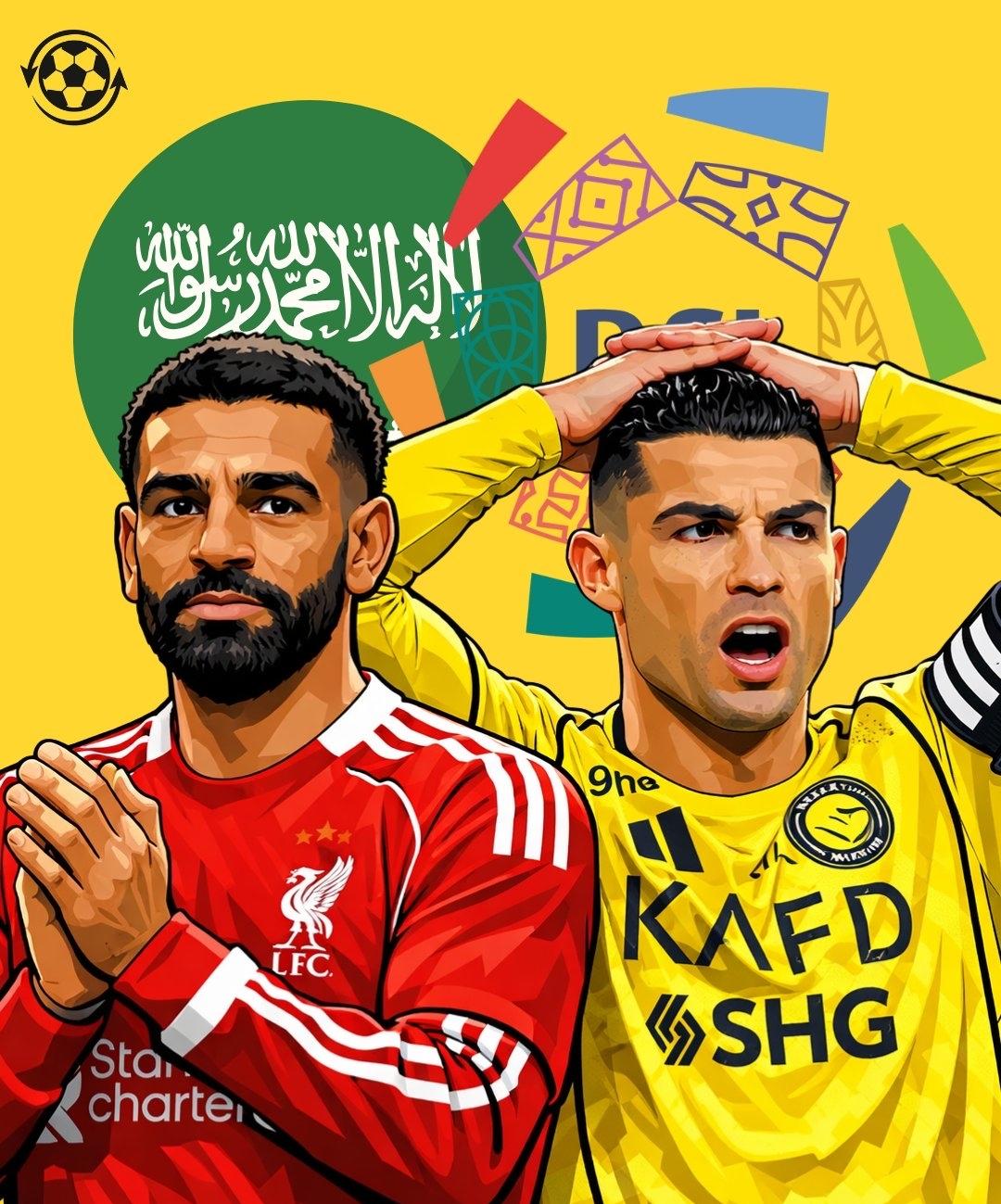 欧洲转会新闻发布会！
★强强联手！
利雅得胜利主帅同意引进萨拉赫，看好他与C罗的