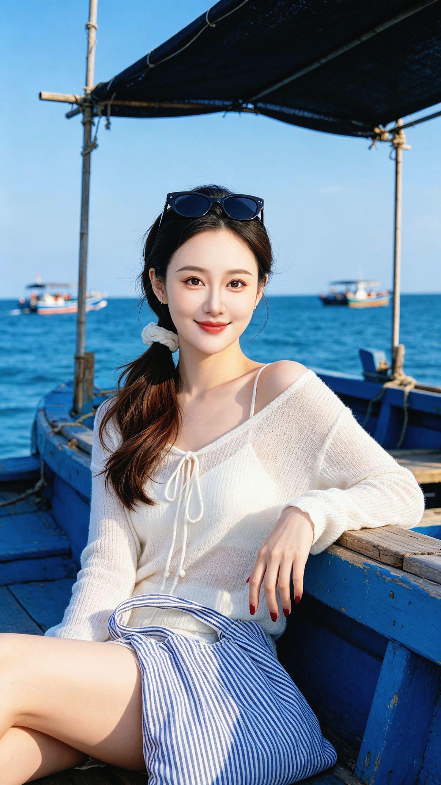 AI海岛胶片写真