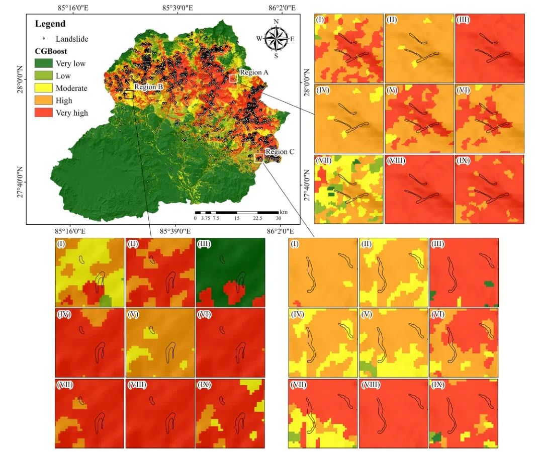 CGBOOST深度学习滑坡易发性预测新算法