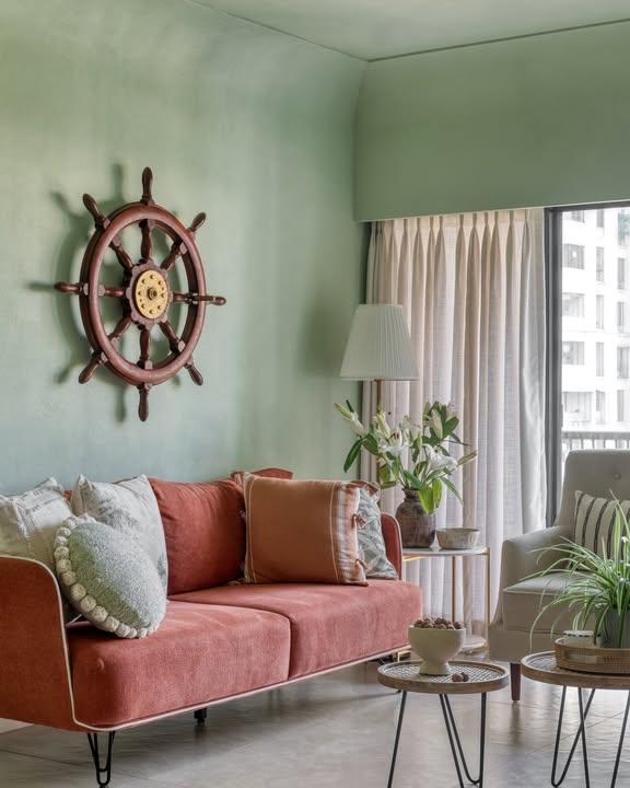 绿色温柔打底，满室都是春天的氛围🌿要论什么装修风格耐看且经典大气? 家居