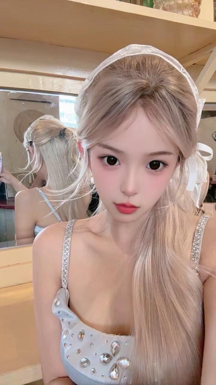 她好 我坏行了吧ᵒᯅᵒ染发 金发 白毛 甜妹