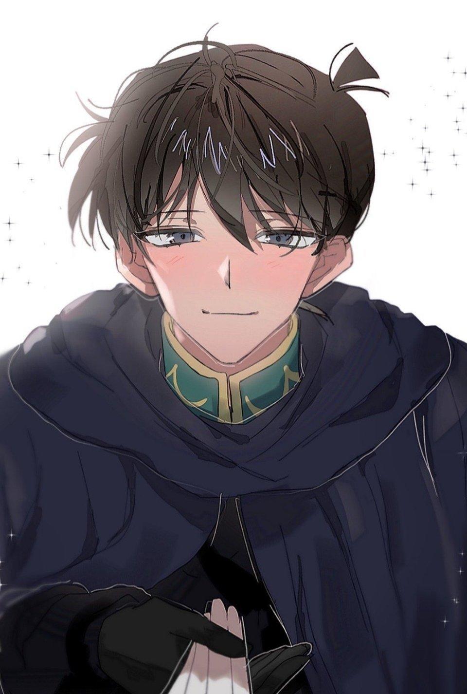 名侦探柯南[超话]公主和他的黑衣骑士[抱一抱]新兰好甜新兰 （画师dconan4