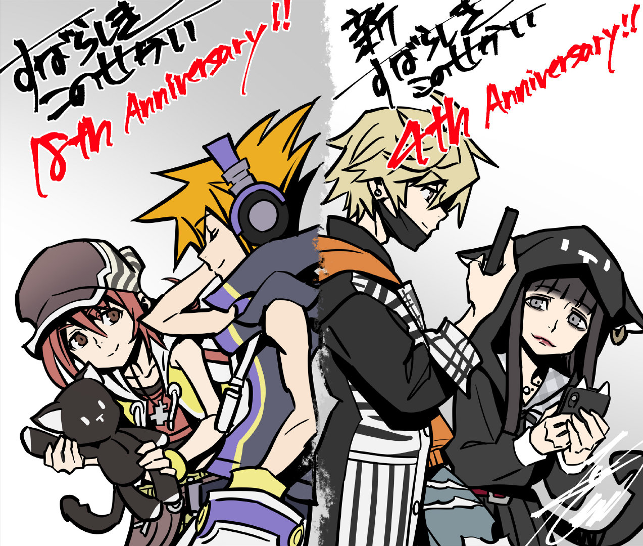 《新美妙世界》四周年、《美妙世界》18周年贺图公开，由人设师「小林元」绘制。 ​