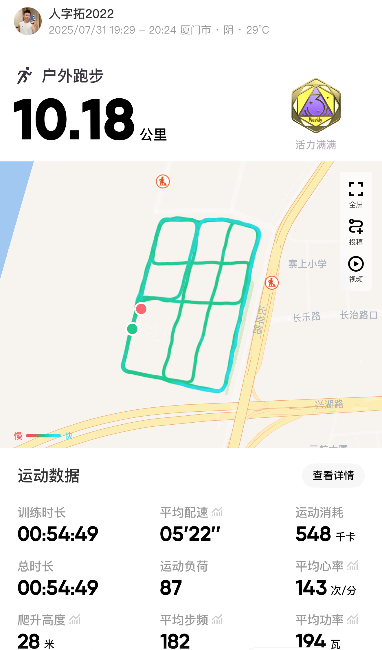 跑步[超话]跑步 566早知道差这么点跑量，平时多跑一两次都不至于月底这么紧赶慢