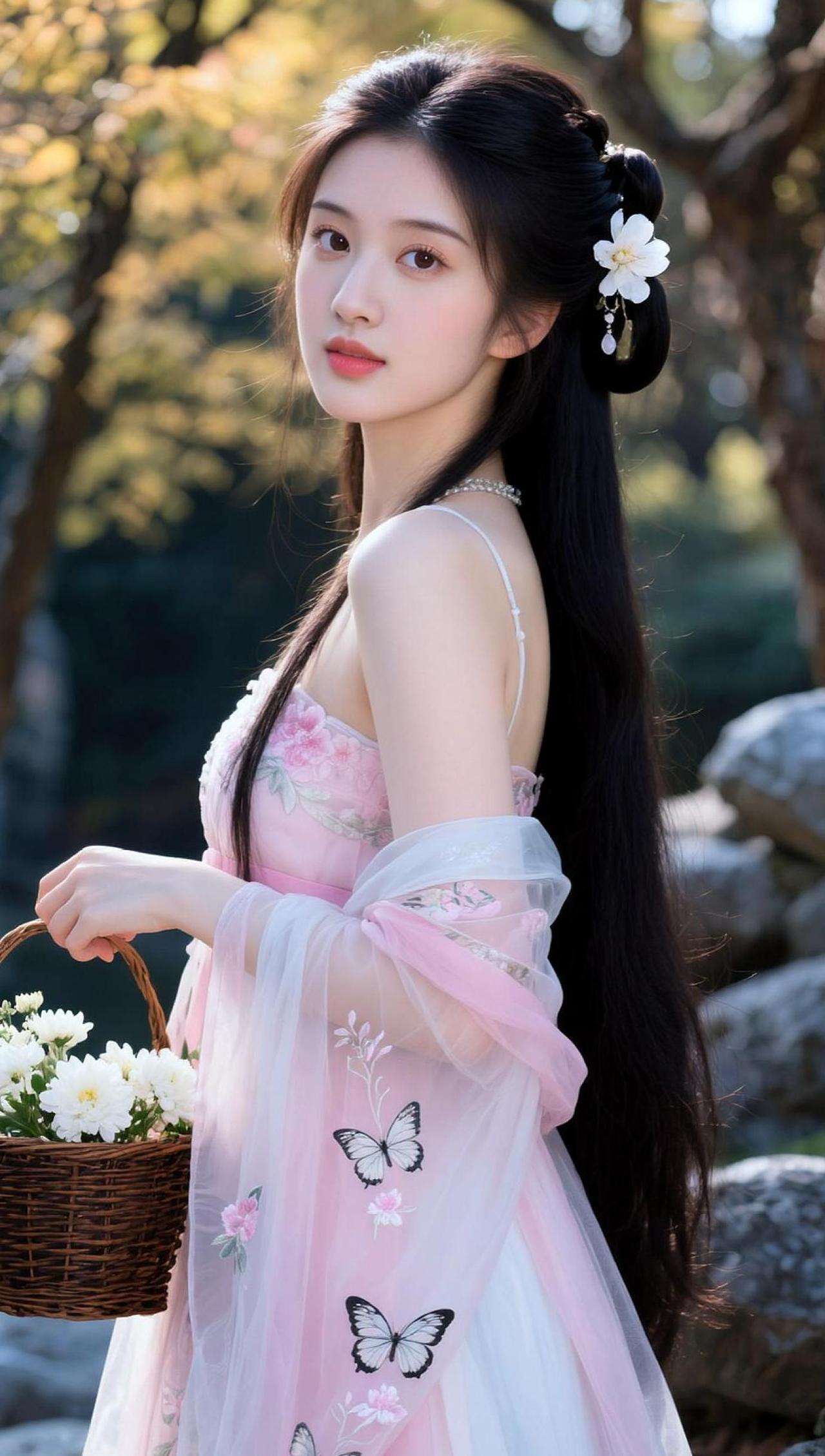 AI蝶衣秋景照 随变ai随便玩