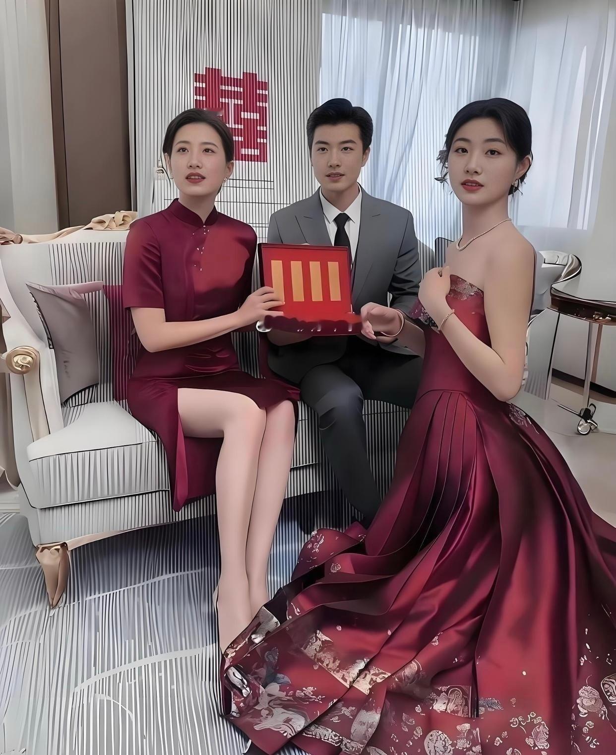 婚礼现场，比儿媳妇还有排面的婆婆 