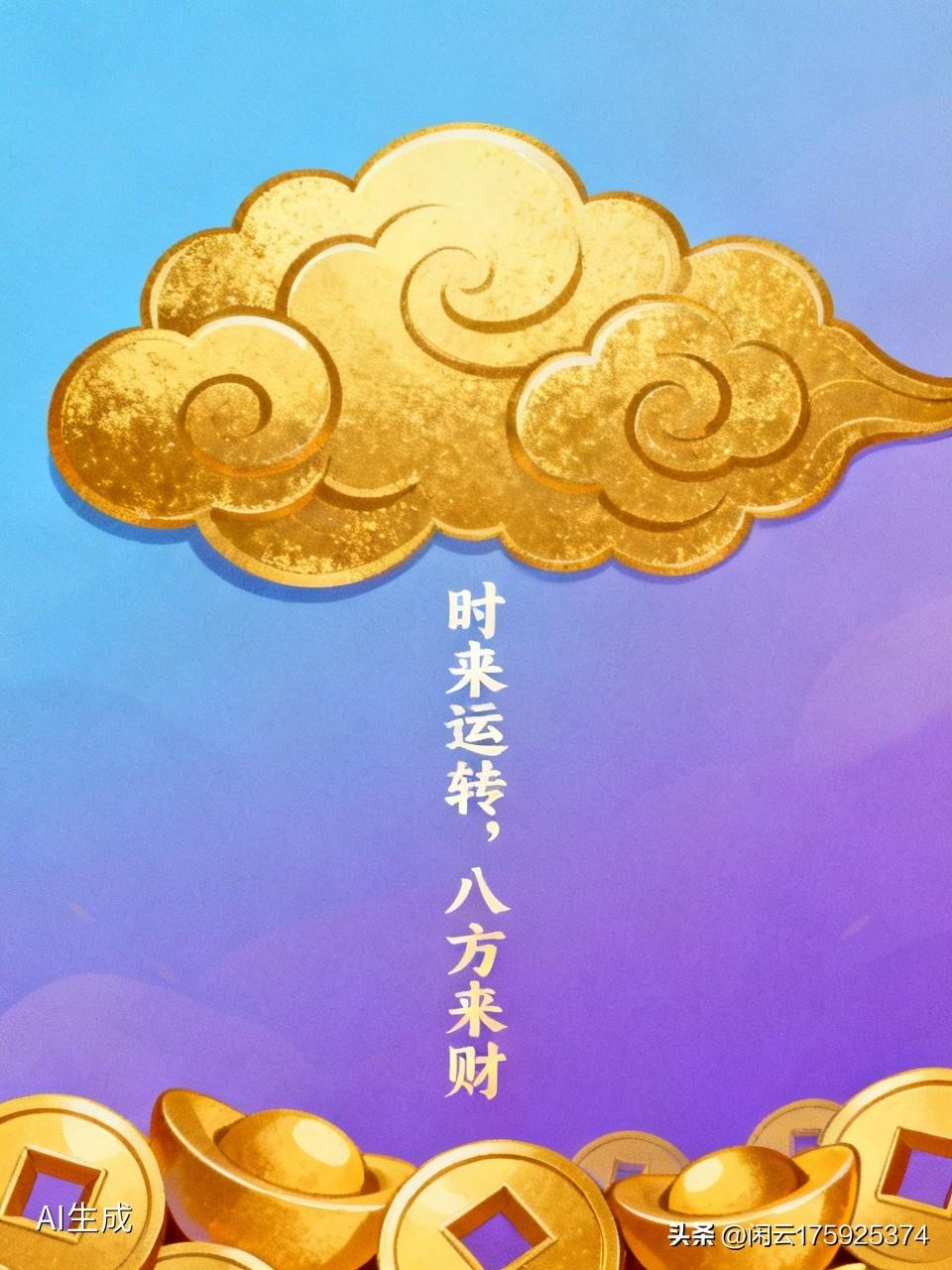 时来运转，八方来财！[给力]