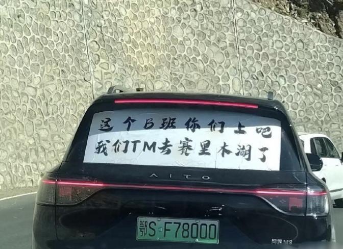 噗，网友们说赛里木湖要成为“赛力斯湖”了，自驾路上遍地都是问界，这我是真受不了，