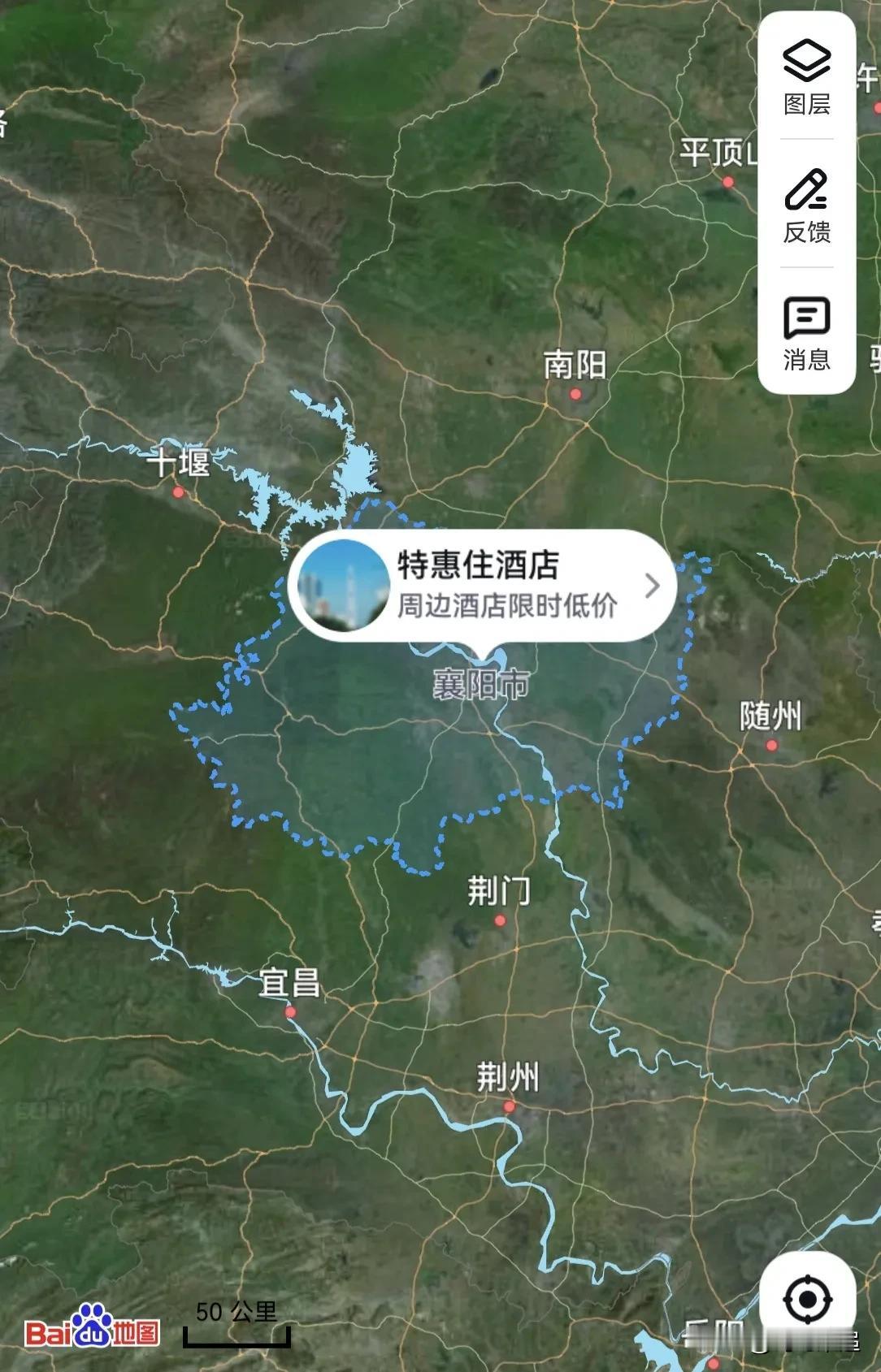 湖北，襄阳4→省付米
襄阳是拥有2800多年建城史的国家历史文化名城，自古被誉为