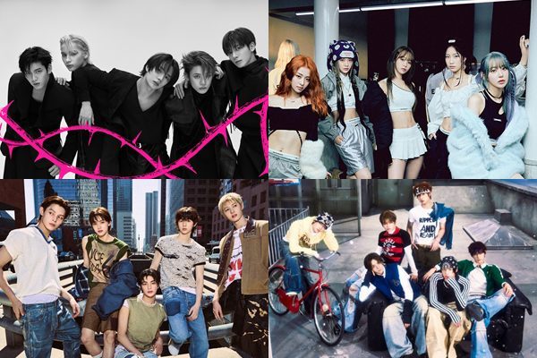 【ize】随着HYBE旗下各厂牌艺人接连宣布回归计划，今年4月KPOP乐坛即将迎