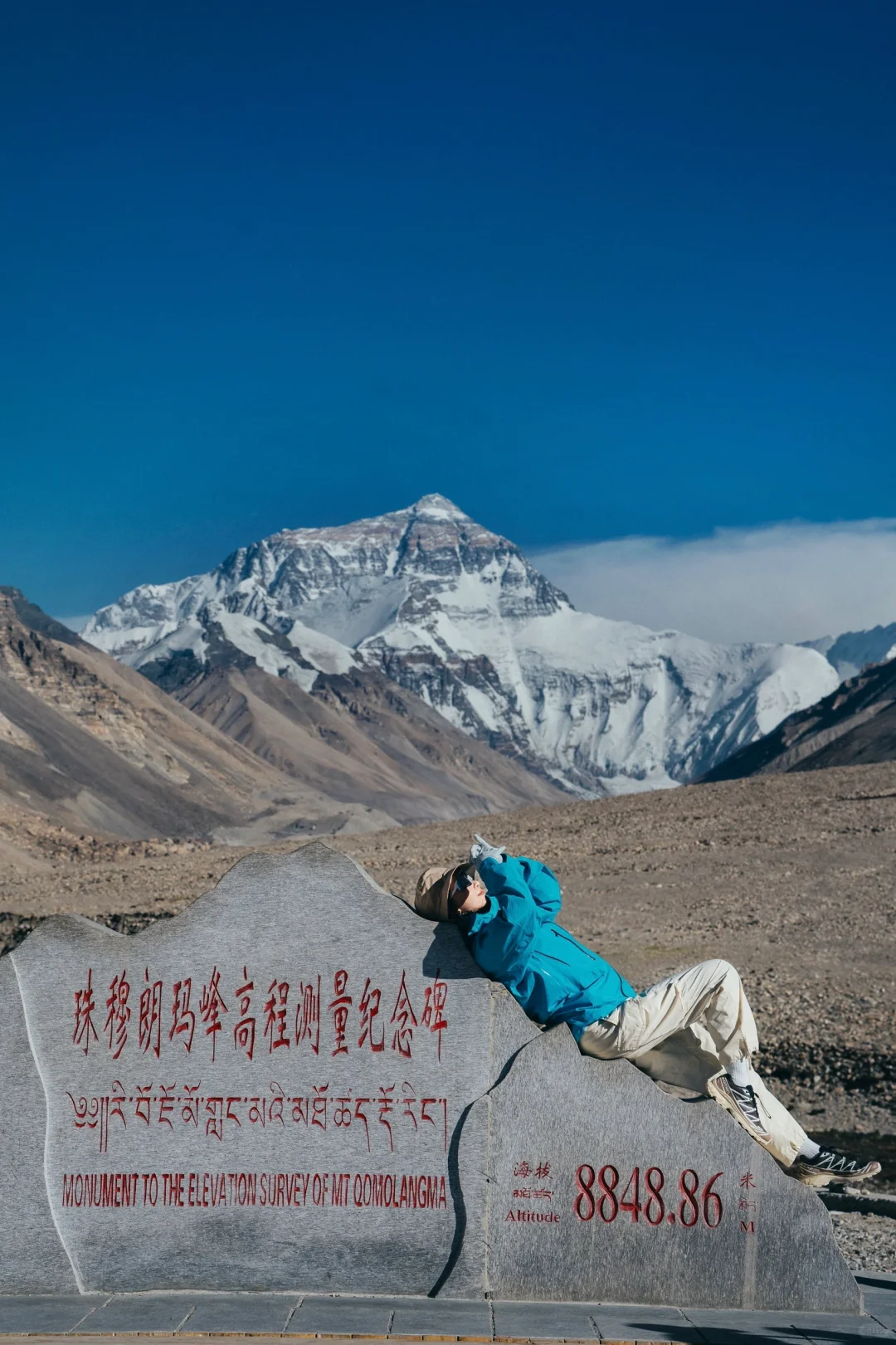 运气好到爆棚｜看到珠峰的山顶全貌⛰️